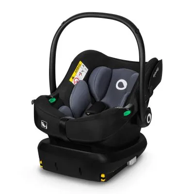 Lionelo Astrid I-size isofix bāze 0-13 kg., Melns