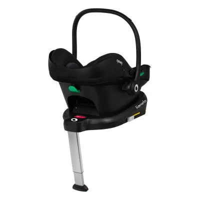 Lionelo Astrid I-size isofix bāze 0-13 kg., Melns
