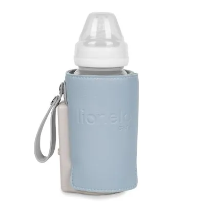 Elektroninis nešiojamas buteliukų šildytuvas Lionelo Thermup Go Plus, Blue sky