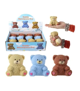 ANTISTRESINIS SUSPAUDŽIAMAS MEŠKIUKAS 8 CM. 3m+