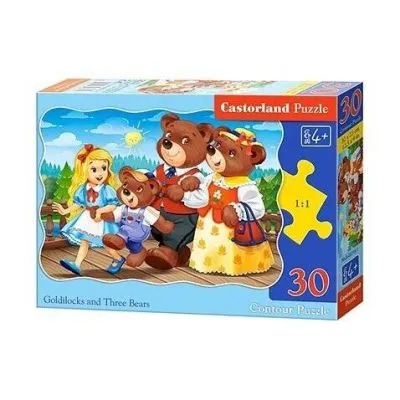CASTORLAND DĖLIONĖ GOLDILOCKS AND THREE BEARS 30 DET. 