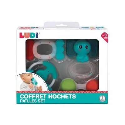 LUDI kūdikio barškučių rinkinys