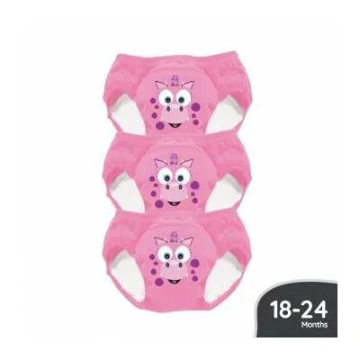 Mācību biksītes-atprastukes, Rozā pūķis, 18-24 mēn.