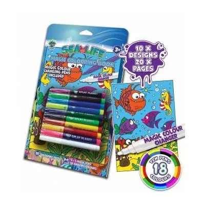 Splat Planet magiška spalvinimo knygelė JŪRA, SP42293