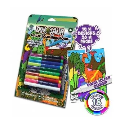Splat Planet magiška spalvinimo knygelė DINOZAURAI, SP42248