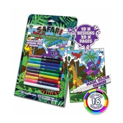Splat Planet magiška spalvinimo knygelė SAFARI, SP42662