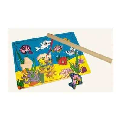 Medinė dėlionė "Žvejojame", 36 mėn.+