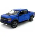 KiNSMART automobilis, 2022 Ford F-150 Raptor, mėlynas