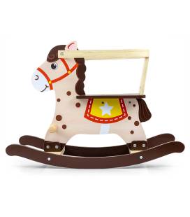 Supamas medinis arkliukas Milly Mally Lucky 12 - Brown