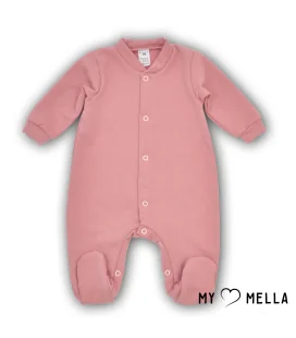 Šliaužtinukas pašiltintos medvilnės 56,62 cm. Rausva