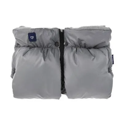 Vilnos pirštinės-mova vežimėliui, Womar Zaffiro Premium, Pastel Grey