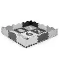 Milly Mally dėlionė/sustatomas kilimėlis Jolly 3x3 Digits - Grey