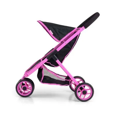 Milly Mally Lėlių vežimėlis Susie Prestige Black - Lėlių namai, vežimėliai ir kita atributika