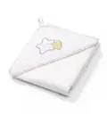 Babyono rankšluostis su gobtuvu frotinis 100x100, baltas, 142/07
