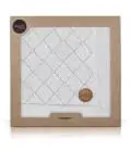 CebaBaby pledas megztas rombai - digsniuotas 90x90, pilkas