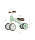 Qplay balansinis dviratukas Cutey Retro Green