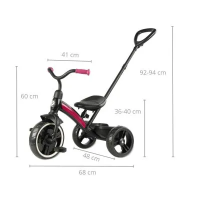 Qplay triratukas Elite Plus Rose - Triratukai