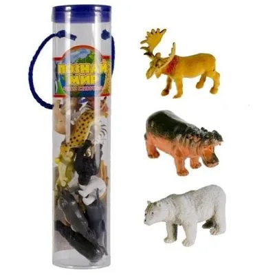 Wing Crown figūriņu komplekts savvaļas dzīvnieki 12 gab.