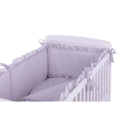 Belisima 5 daļu gultas veļas komplekts "Pure", Pelēks