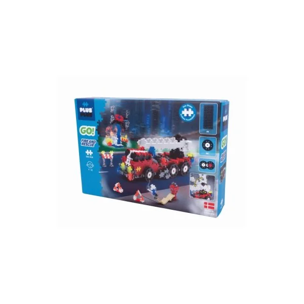 Plus Plus GO, Ugunsdzēsēju komanda, 500 gab., 7M+ 7009