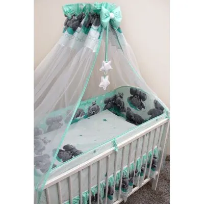 Ankras 6 dalių patalynės komplektas "Funny bear" Turkus - Vaikiškos patalynės komplektai