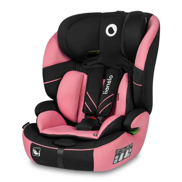 Autosēdeklis Lionelo Levi one I-size 9-36 kg, Rozā roze