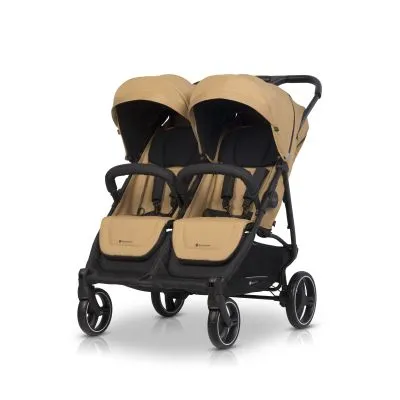 Vežimėlis dvynukams Euro-cart Doblo, Camel - Sportiniai vežimėliai dvynukams