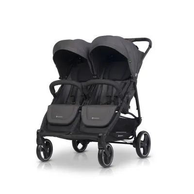 Vežimėlis dvynukams Euro-cart Doblo, Iron - Sportiniai vežimėliai dvynukams