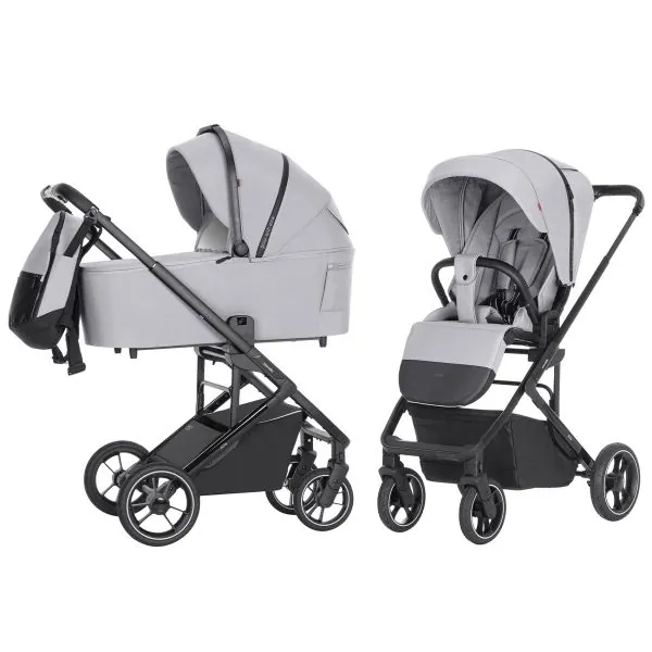 2in1 vežimėlis Carrello Alfa, Feather grey