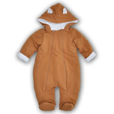 Pašiltintas kombinezonas kūdikiams, Kakava, 62 cm. - Kombinezonai