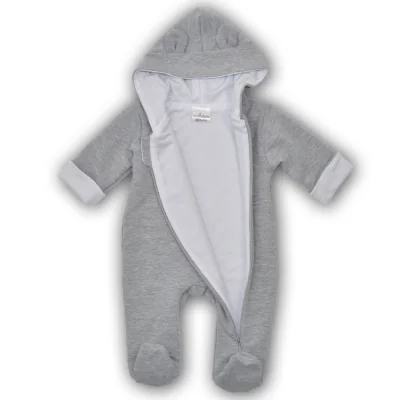 Pašiltintas kombinezonas kūdikiams, Pilka, 62 cm. - Kombinezonai
