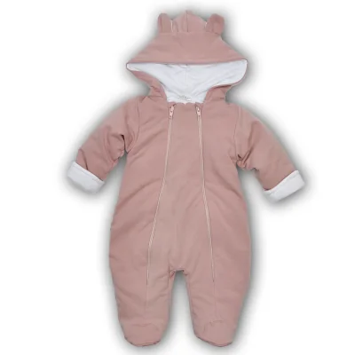 Pašiltintas kombinezonas kūdikiams, Pudra, 62 cm. - Kombinezonai