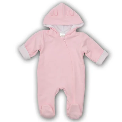 Dvigubas kombinezonas kūdikiams, Rožinė, 62 cm. - Kombinezonai
