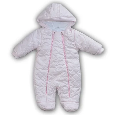 Pašiltintas kombinezonas kūdikiams, Rožinė, 62 cm. - Kombinezonai