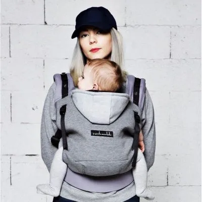 LOVE RADIUS Hoodie, Flannel Grey (Bundle - su įdėkliuku) - Nešioklės