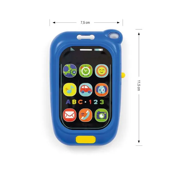 Milly Mally muzikinis telefonas, blue