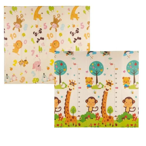Lavinamasis žaidimų kilimėlis Play 180x200, Numbers&Giraffe