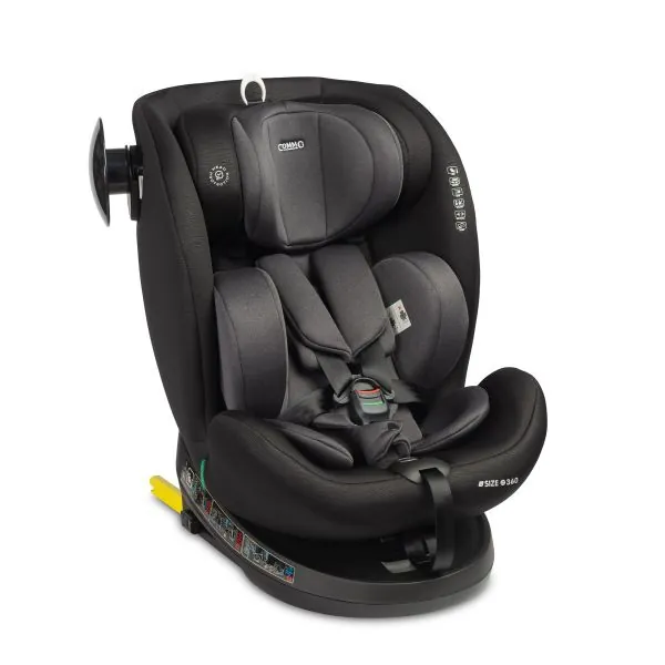 Autokrēsls Caretero Commo I-size 0-36 kg. 360., Grafīts