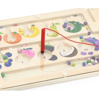 Viga magnetinis labirintas - spalvų rūšiavimas ir skaičiavimas