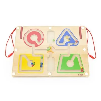 Viga magnētiskais labirints - krāsu un formu šķirotājs, 44746