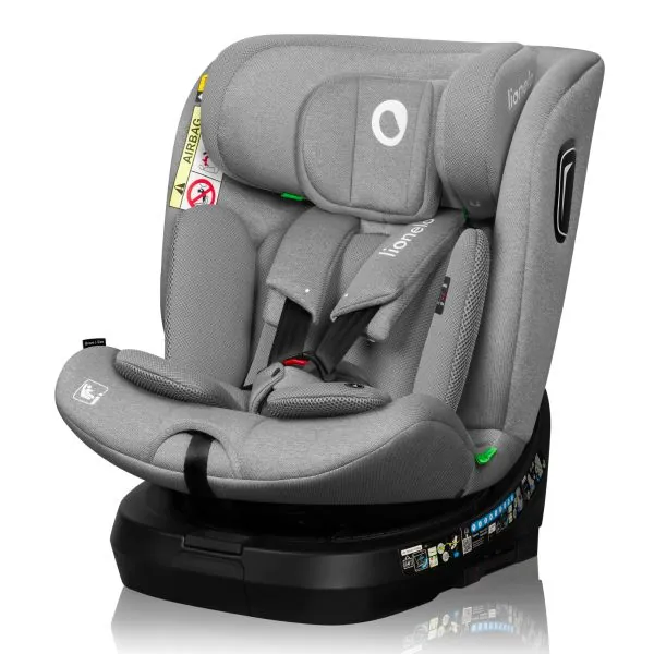 Autokrēsls Lionelo Brave I-size 0-36 kg. 360., Pelēks akmens