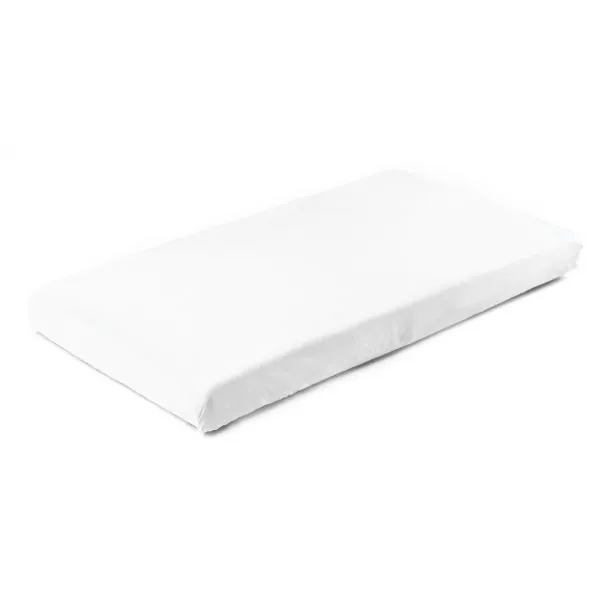 Sensillo Jersey paklodė su guma 120x60 cm. Balta