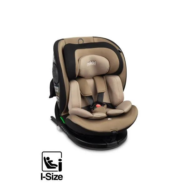 Autokėdutė Caretero Mokki I-size 0-36 kg. 360., Beige