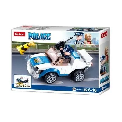 Sluban konstruktors, Policijas automobilis, 90 gab., B0824