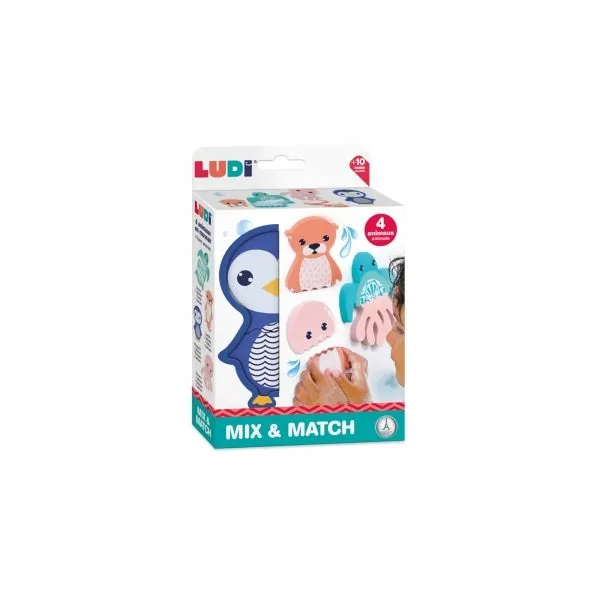 LUDI maudymosi žaislas, sudėk ir prilipink, L40078