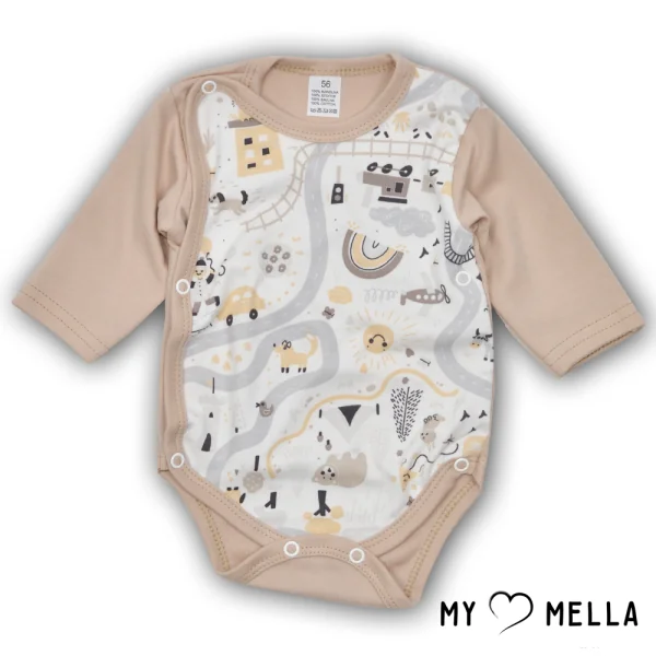 Austi zīdaiņi "Pilsēta", brūna, 56, 62cm.