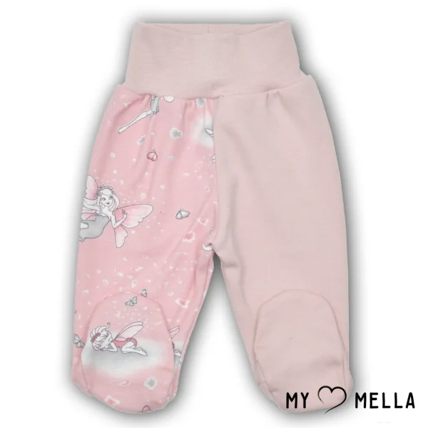 Bikses ar pēdiņām zīdaiņiem "Fejas", rozā, 56, 62 cm.