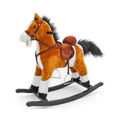 Milly Mally Rocking Horse Mustang Light Brown