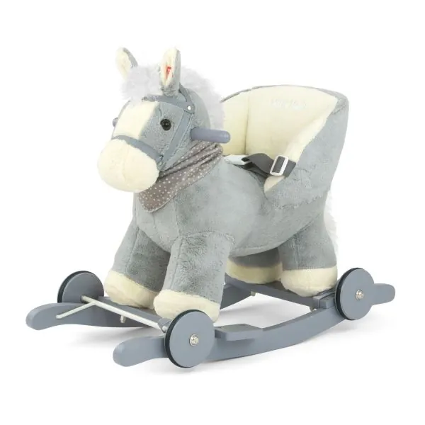 Milly Mally minkštas supamas arkliukas Polly, grey