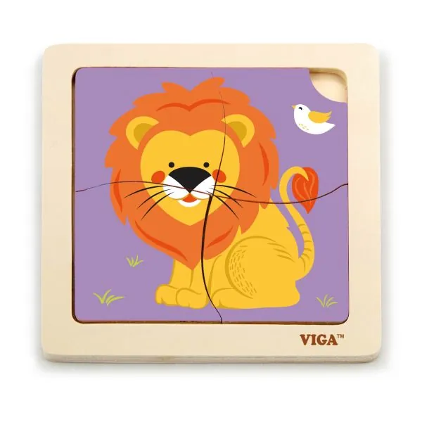 Viga 51316 dėlionė su padėkliuku, Liūtas